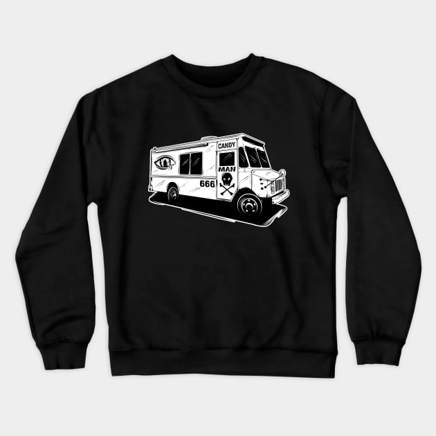 Ice-cream Truck Crewneck Sweatshirt by AlchemyStudio